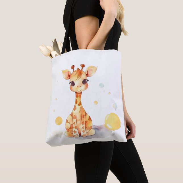 Tote Bonita Girafa do Bebê Bolsa (Close Up)