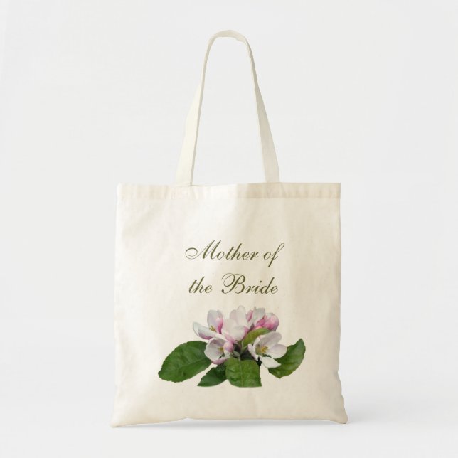 Tote Bonito bolsa de casamento rosa de maçã (Frente)