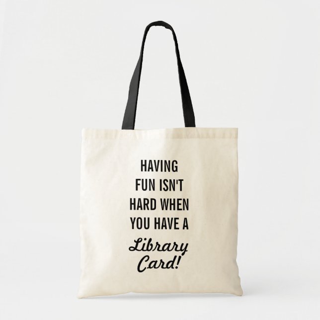 Tote Bookworm Engraçado Bolsa (Frente)