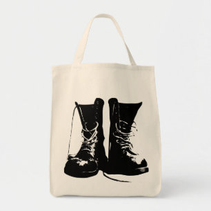 Tote Boots (Black Version) Grocery Bolsa