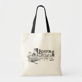 Tote Boston Black and White Bolsa