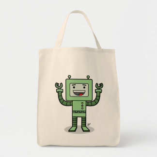 Tote Bot feliz - o bolsa do mantimento