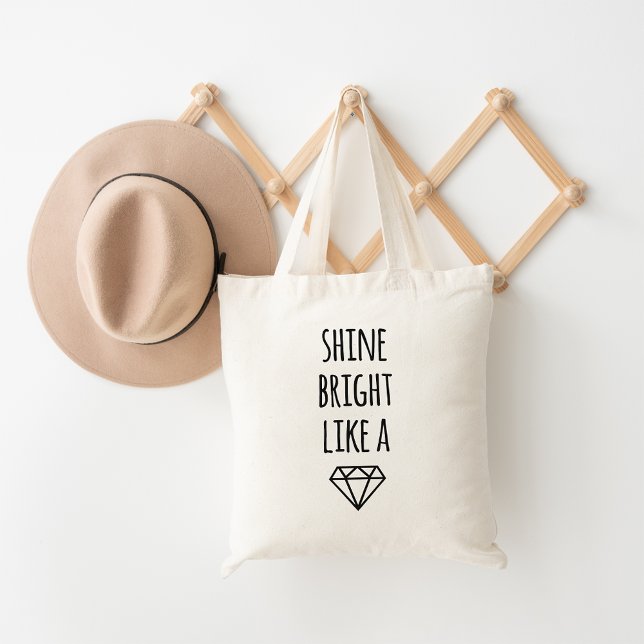 Tote Brilho Brilhante como um Bolsa de Diamante (Criador carregado)