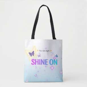 Tote ✨ Brilho Na Bolsa De Borboleta - Você É Um Saco Le