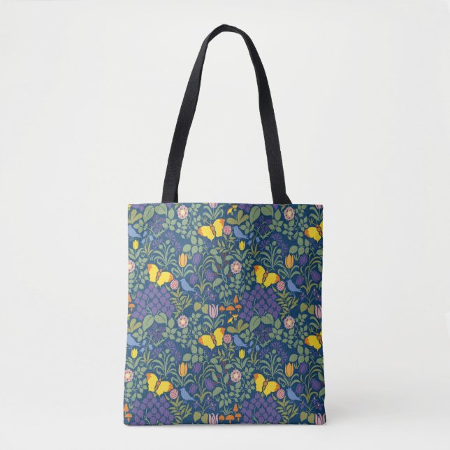 Tote C. F. A Bolsa do Jardim da Borboleta de Voysey (Frente)