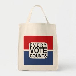 Tote Cada voto conta o bolsa