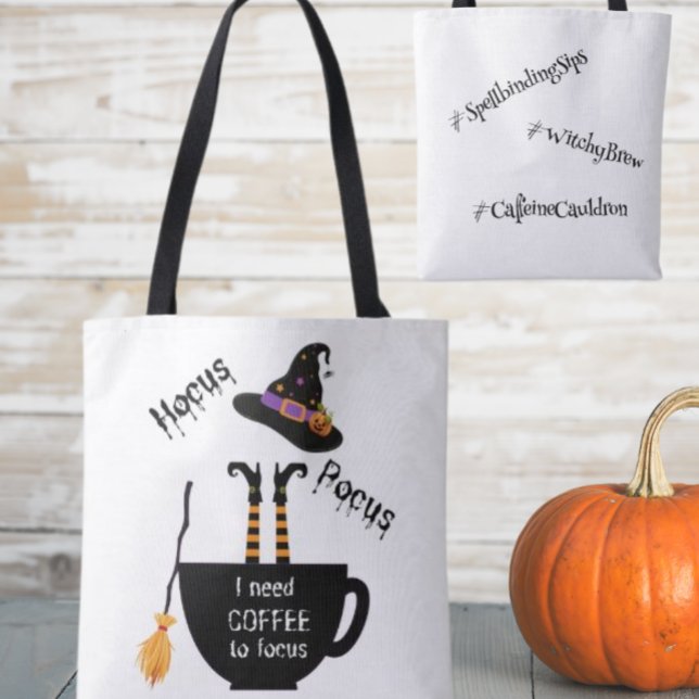 Tote Café de Hocus Pocus para Focar Bolsa do Halloween (Criador carregado)