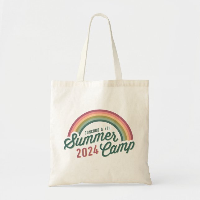 Tote Campo C9 de Verão - Bolsa pequeno - arco-íris (Frente)