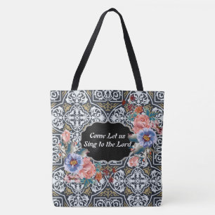 Tote Cante para o Bolsa Aztec Designer Lord Psalm 95:1
