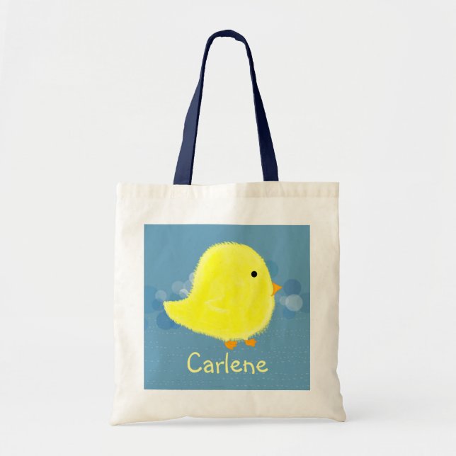 Tote Carlene Baby Pintinho Toy Bolsa / Saco do Presente (Frente)