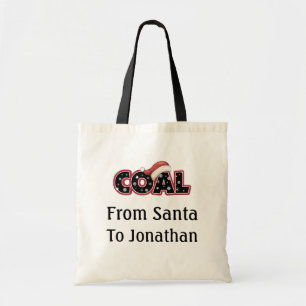 Tote Carvão para a bolsa de Natal - SRF