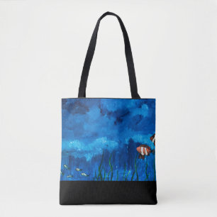 Tote Chão do oceano do bolsa