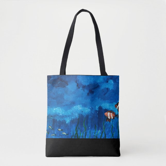 Tote Chão do oceano do bolsa (Frente)