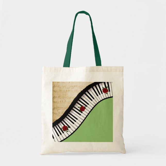 Tote Chaves do piano do Bolsa do orçamento, punho do (Frente)