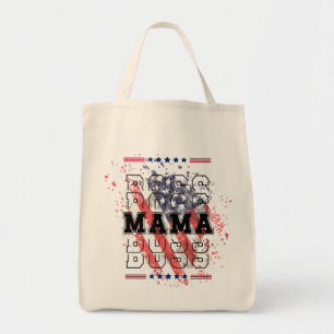 Tote Chefe Mama Bolsa Patriótico   Forte Bolsa de canva