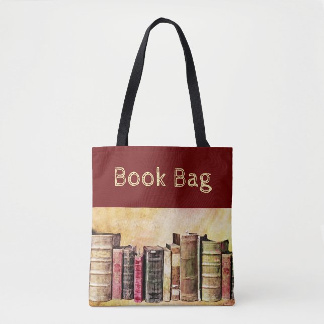 Tote Citação de Bolsa de Bag de Livro (Frente)