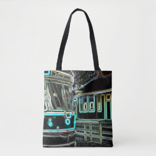 Tote CLRV Neon no Bolsa do ombro médio do stn