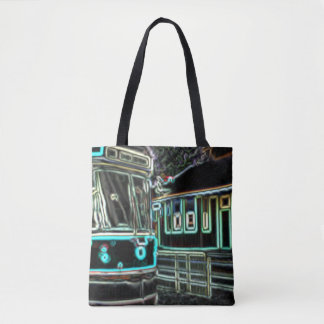 Tote CLRV Neon no Bolsa do ombro médio do stn