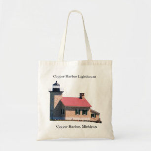 Tote Cobre Harbor Lighthouse na bolsa