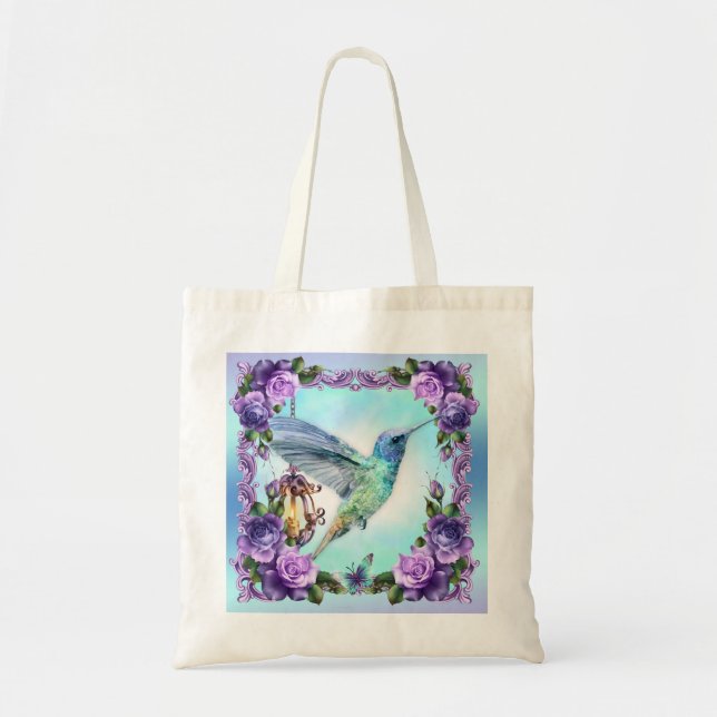 Tote Colibri e o bolsa cor-de-rosa do orçamento (Frente)