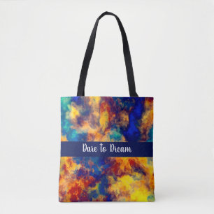 Tote Coluna Cor Azul Vermelho Amarelo Amarelo Bolsa de