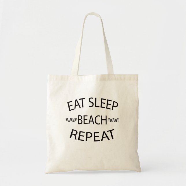 Tote Coma Sleep Beach Repete Summer Beach Bolsa (Frente)