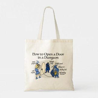 Tote Como abrir uma porta em um Bolsa Dungeon RPG Humor