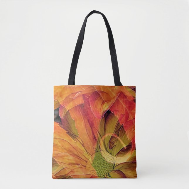Tote Composto floral de queda - bolsa (Frente)