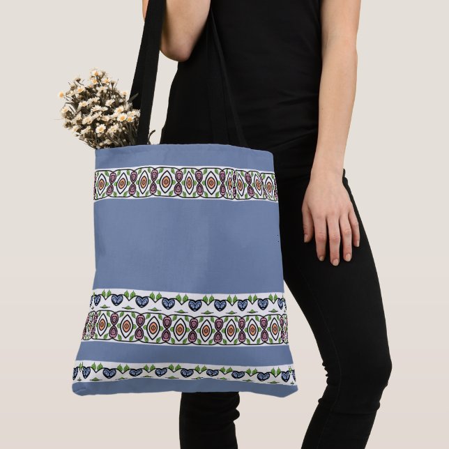 Tote Comprando Bolsa com Design (Close Up)