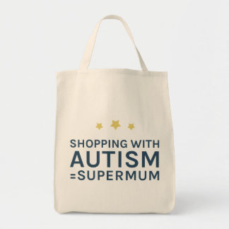 Tote Comprar com o bolsa de Supermum do autismo