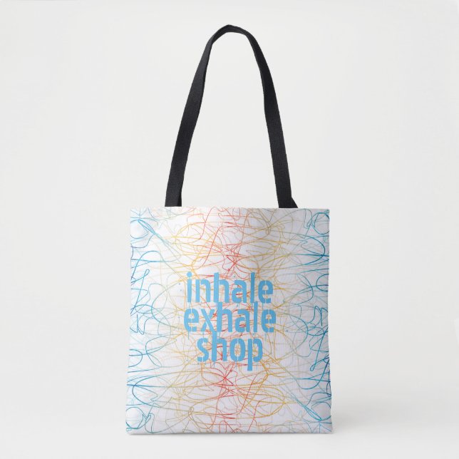 Tote comprar o humor para o design abstrato da bolsa (Frente)