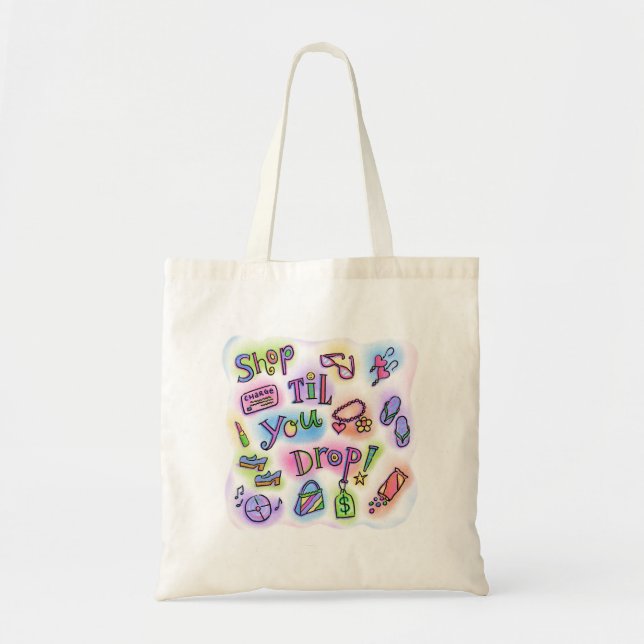 Tote Compre até você soltar bolsa (Frente)
