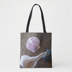 Tote Conchas da Flórida em um bolsa impresso