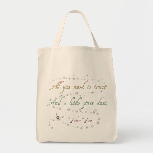 Tote Confiança e bolsa do mantimento da poeira do duend (Frente)