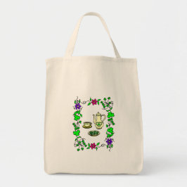 Tote Conjunto de Chá do Dia de São Patrício Bolsa Irlan