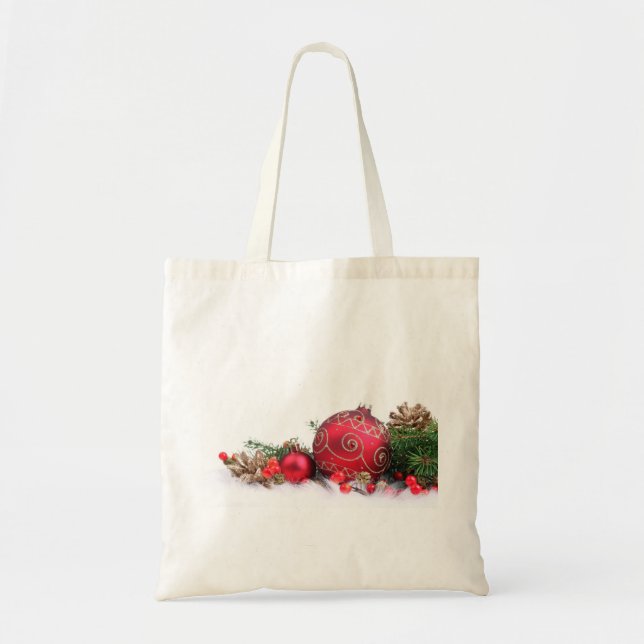 TOTE COR DE NATAL E BOLSA DE FERIADO (Frente)