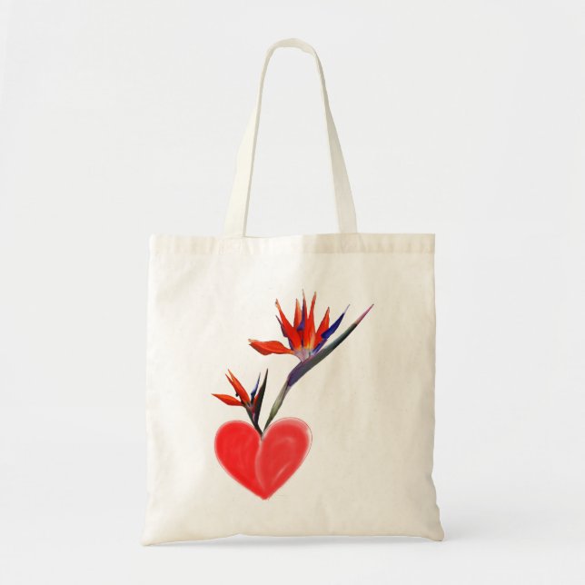 Tote Coração do Bolsa do Orçamento do Paraíso (Frente)