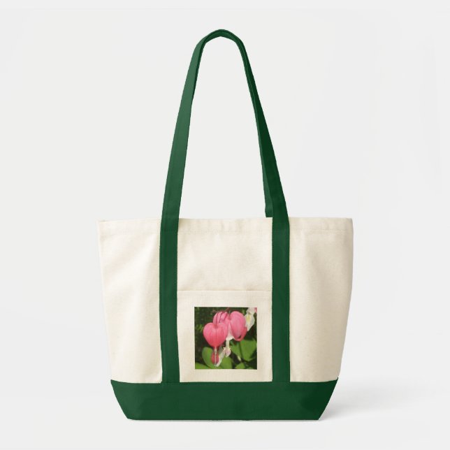 Tote Coração Hemorragia Floral - Bolsa de compra de Bol (Frente)