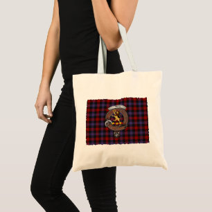 Tote Crachá de Clã Brown/Broun Tartan Bolsa