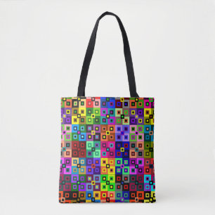 Tote Crazy Quilt Allover Bolsa