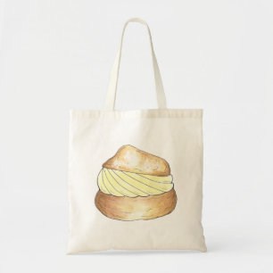 Tote Cream Puff Puff Creampuff Dessert Foodie Bolsa