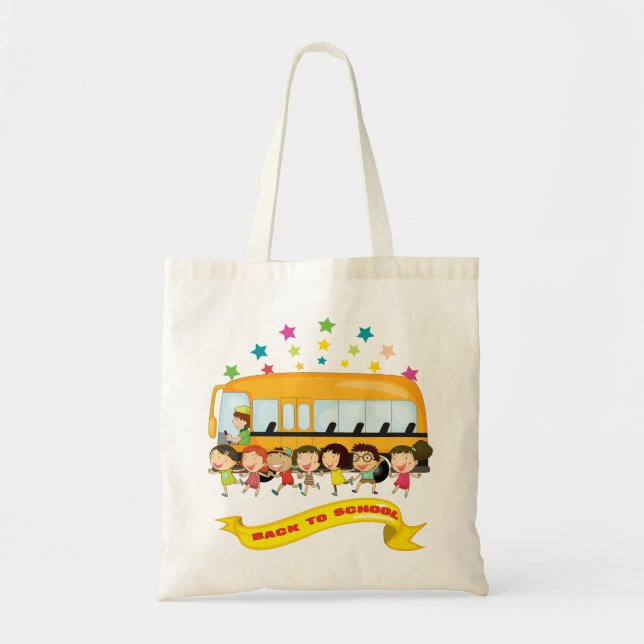 Tote Crianças De Volta Para A Bolsa De Toque Da Escola (Frente)