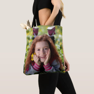 Tote Crie sua própria bolsa de foto personalizada