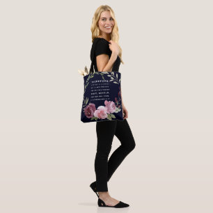 Tote cristão inspirador em toda a bolsa