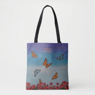 Tote Da "O bolsa da forma do campo borboleta"
