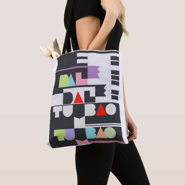 Tote Dale Tumbao Paper Collage Bolsa (Close Up)