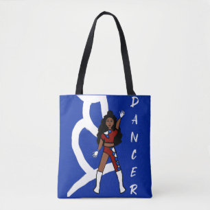 Tote Dancer - Dois Bolsa de cor Berry e Azul