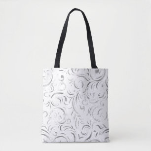 Tote de Arte de Linha Fantasma e Canguru da Moda