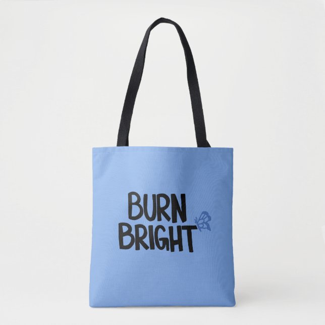 Tote de impressão Burn Bright All Over (Frente)