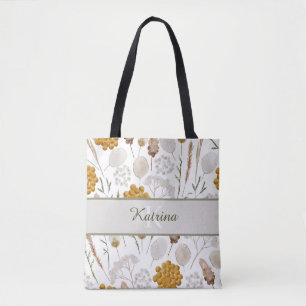 Tote de Mel com Monograma em Aquarela